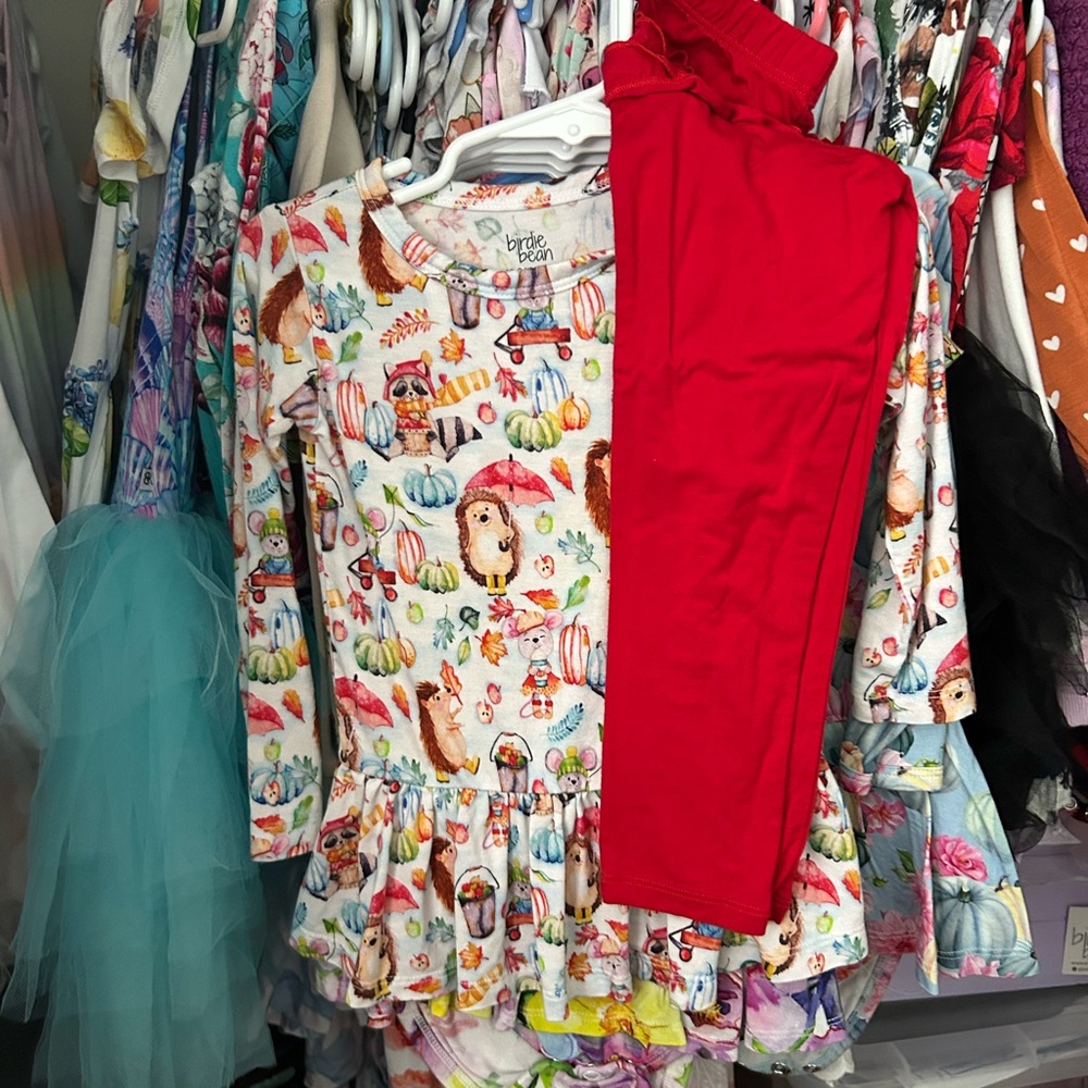 Red Seasonal Matching Set Vibrant Design